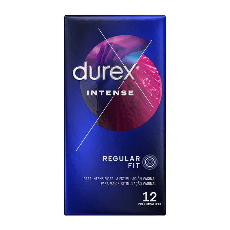 Durex Intense — Préservatifs, 12 unités