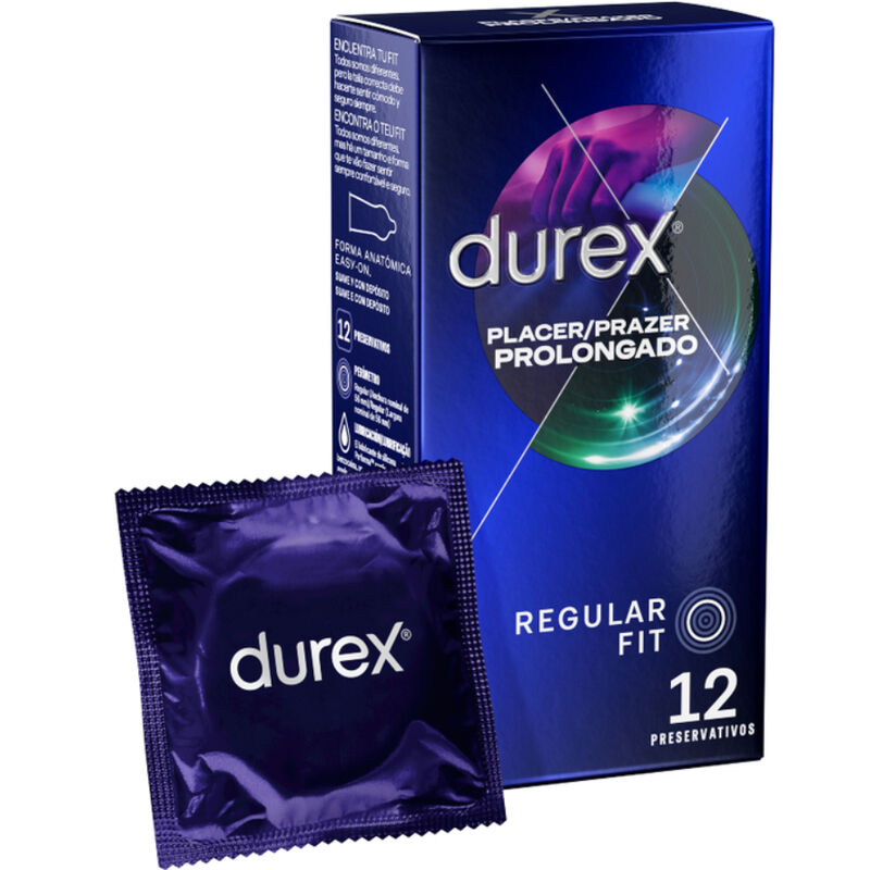 Durex Placer Prolongado — Préservatifs, 12 unités