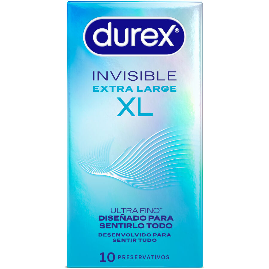 Durex Invisible XL — Préservatifs, 10 unités