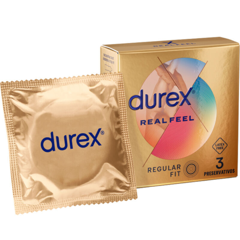 Durex Real Feel — Préservatifs, 3 unités
