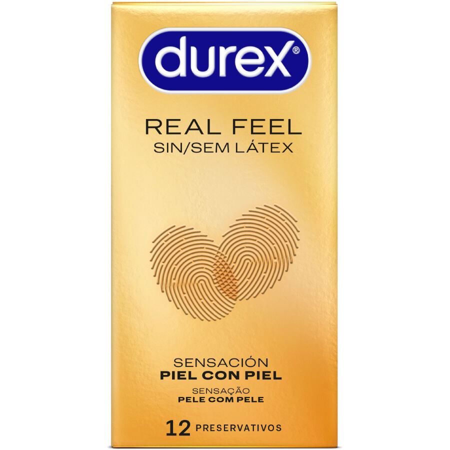 Durex Real Feel — Préservatifs, 12 unités