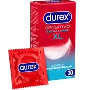 Durex Sensitivo XL – Preservativos XL finos, 10 unidades