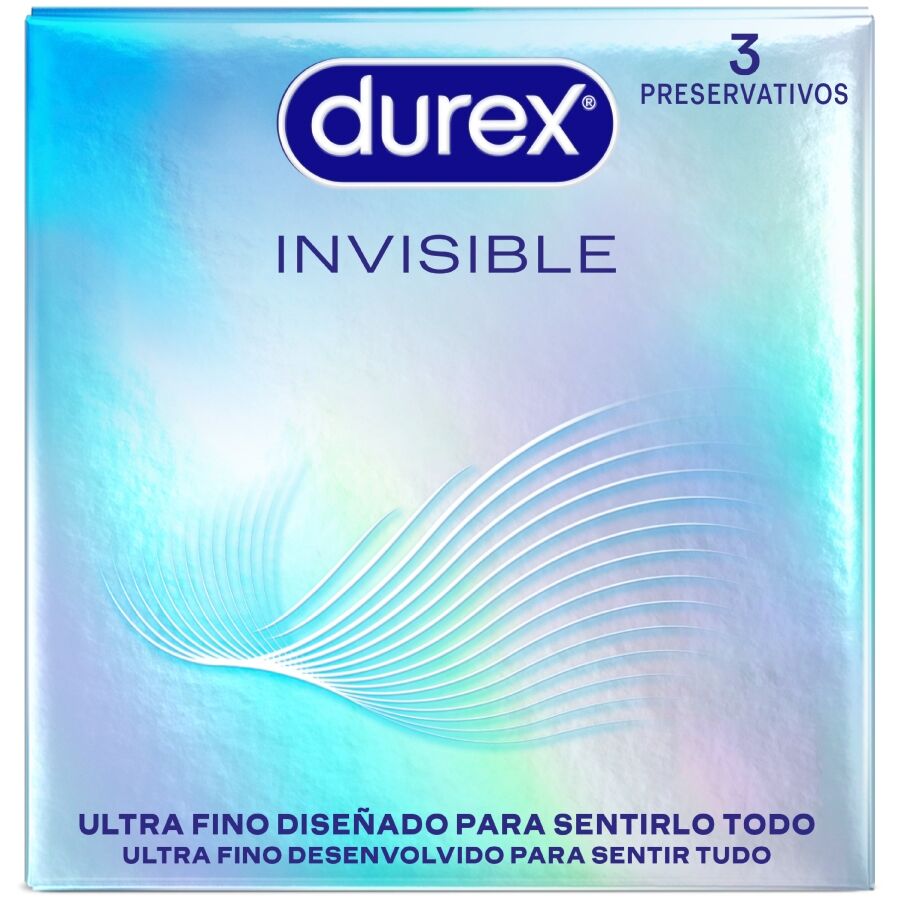 Durex Invisible – Preservativi sottili, 3 pezzi