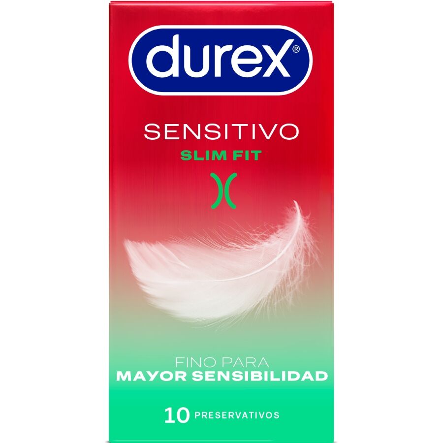 Durex Sensitivo Slim Fit – Kondome, 52,5 mm, 10 Stück