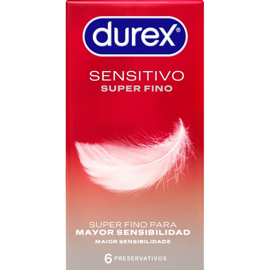 Durex Sensitivo Super Fino – Dünne Kondome, 6 Stück