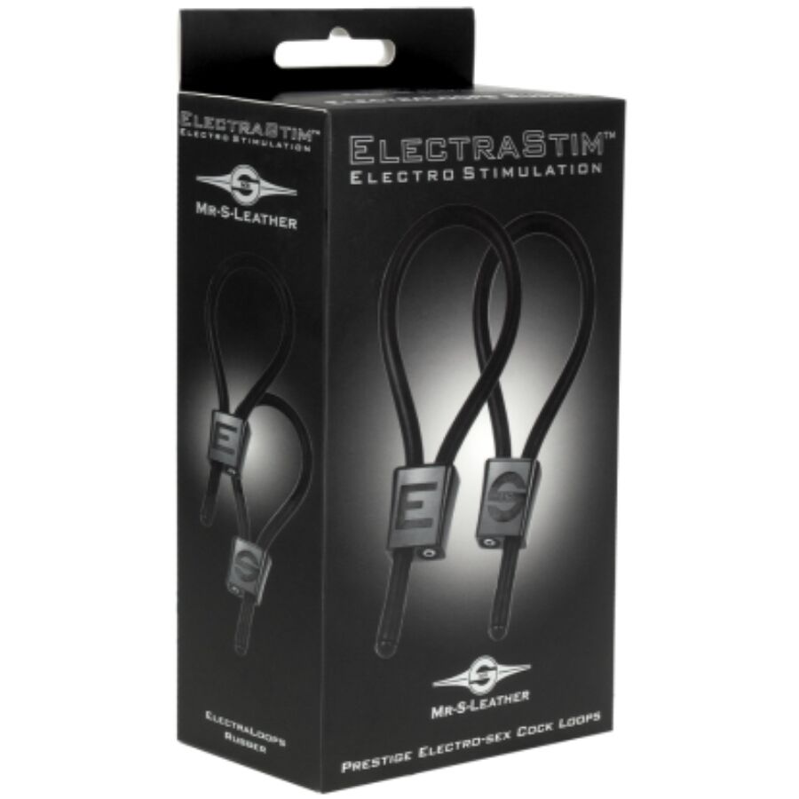 ElectraStim Prestige ElectraLoops – Verstellbare E-Stim-Penisringe, Schwarz