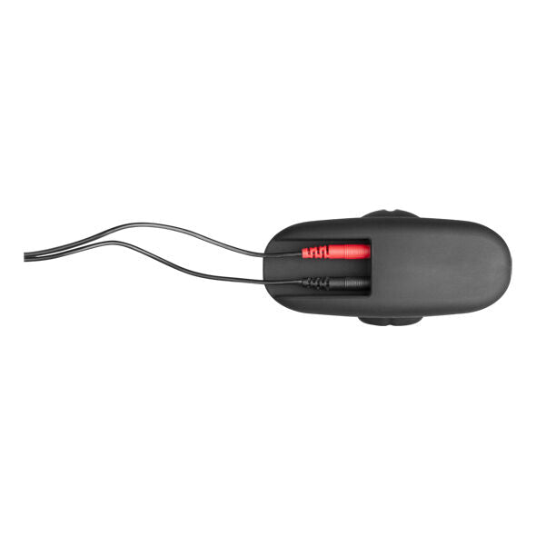 ElectraStim — Plug anal Rocker de silicona negra, talla mediana