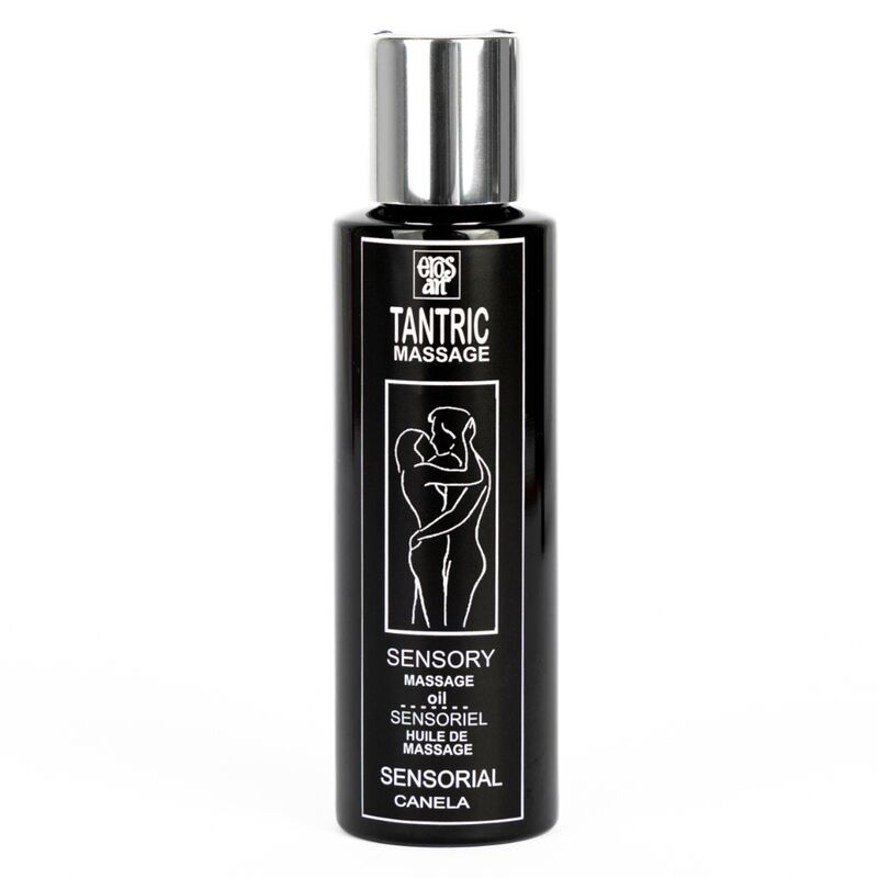 Aceite de masaje tántrico Eros-Art con canela, frasco de 100 ml