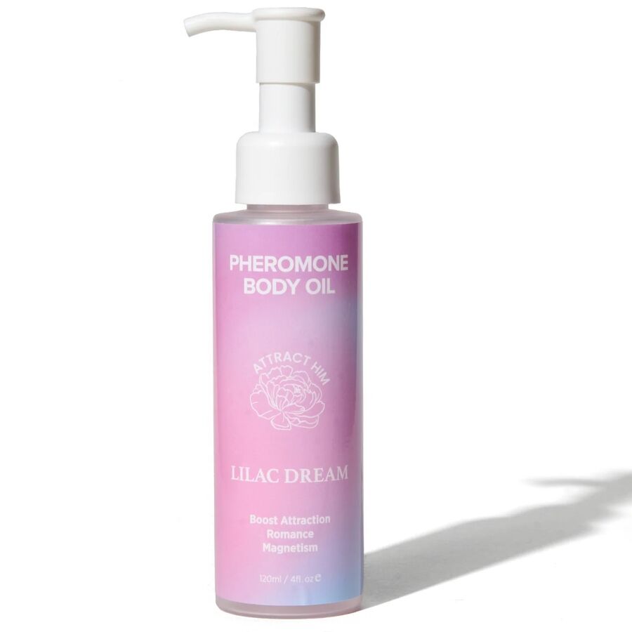 Pumpflasche Lilac Dream mit 120 ml, Etikett im Verlauf von Rosa über Flieder zu Blau