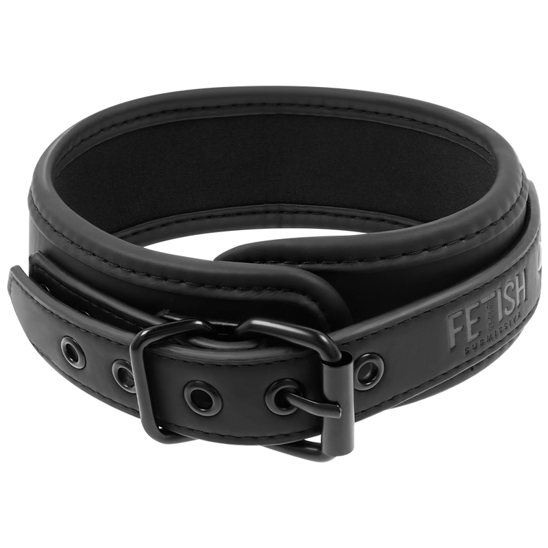 Fetish Submissive — Collier chaîne doublure en noprène