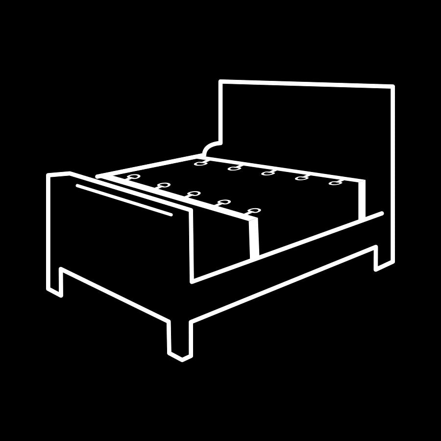 Fetish Submissive — Ensemble de liens de lit de luxe avec doublure en noprène