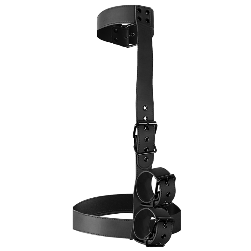 Conjunto de sujeción Fetish Submissive para cuello y muñecas