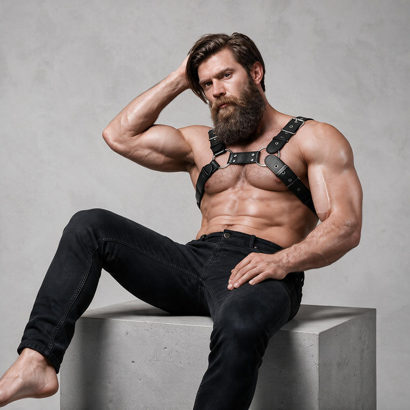 Fetish Submissive — Harnais Bulldog à petite boucle