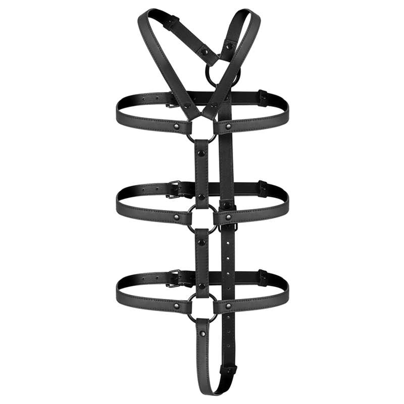 Fetish Submissive – Arnés de bondage ajustable para torso y brazos