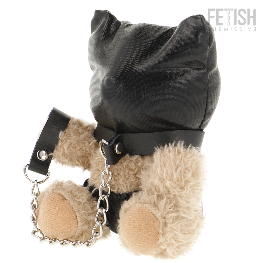 Fetish Submissive Momo – Sammel-Teddybär mit Kopfhaube, Modell 8