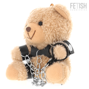 Fetish Submissive Yogi – Oso de peluche con arnés y esposas, modelo 1