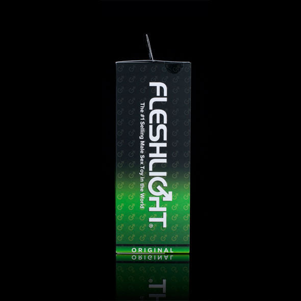 Seitenansicht der Fleshlight-Original-Verpackung