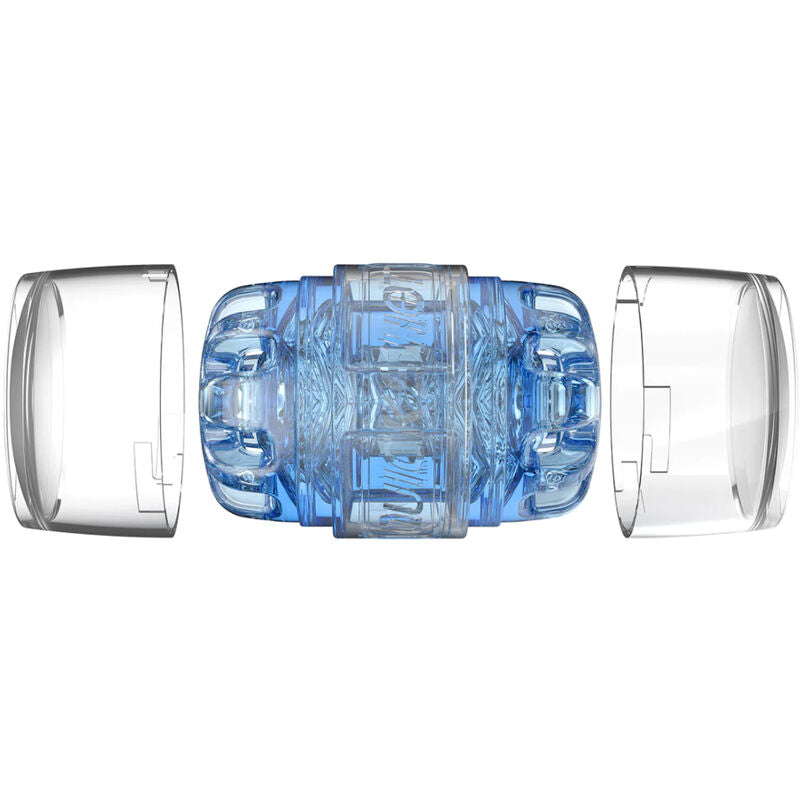 Quickshot Turbo tra i suoi due tappi trasparenti