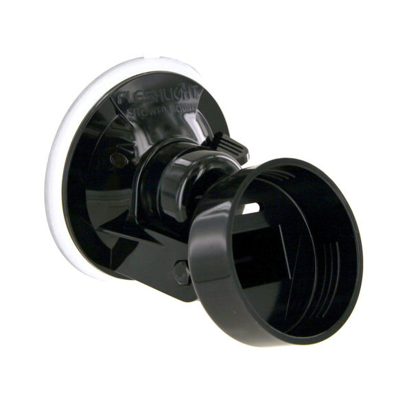 Soporte Shower Mount visto por detrás, ventosa clara