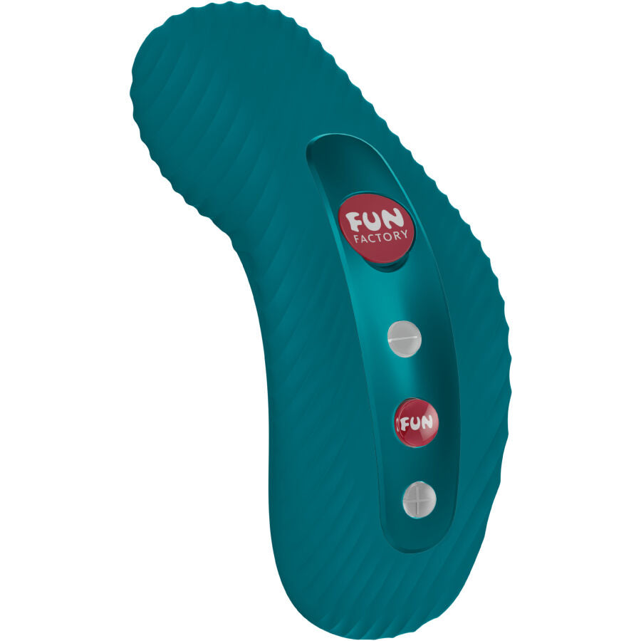 FUN FACTORY Laya III – Vibrador de clítoris con golpecitos rítmicos – Verde botella