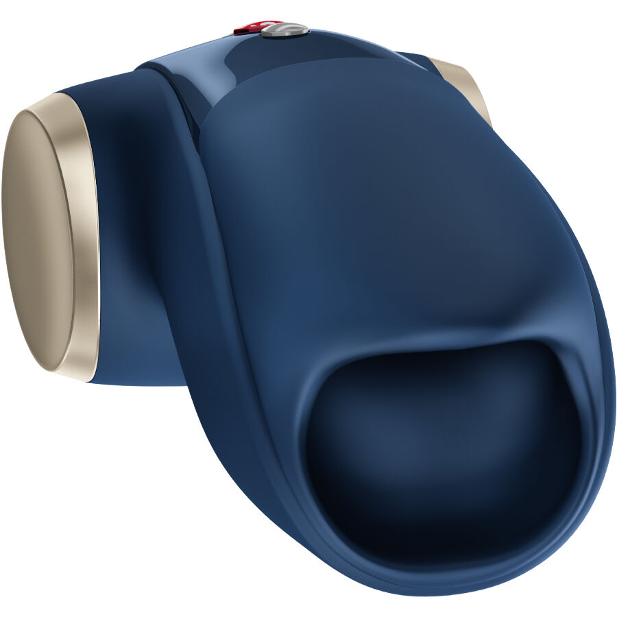 FUN FACTORY Cobra Libre II – Masturbador vibrador para el glande – Azul noche