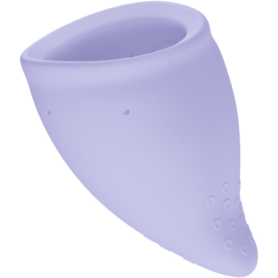 FUN FACTORY Fun Cup – Menstruationstasse aus Silikon, Größen A und B – Flieder – Größe A