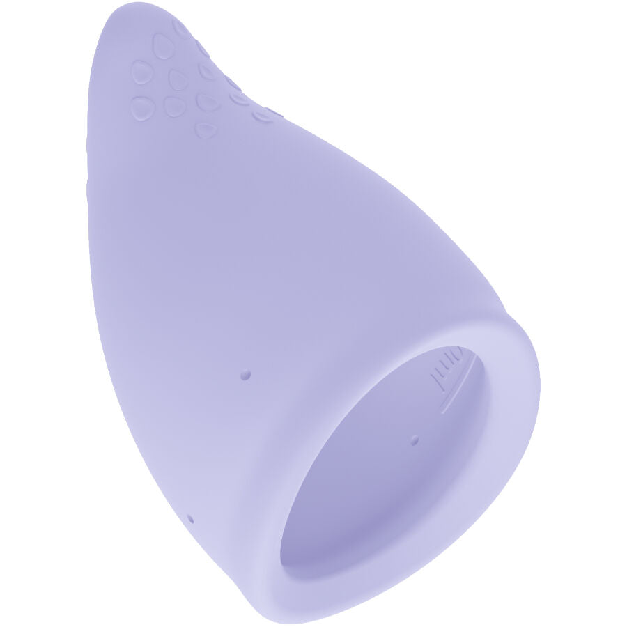 FUN FACTORY Fun Cup – Menstruationstasse aus Silikon, Größen A und B – Flieder – Größe B