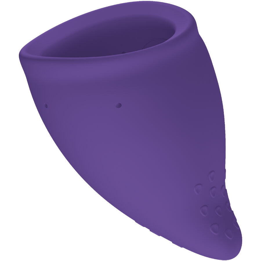 FUN FACTORY Fun Cup – Menstruationstasse aus Silikon, Größen A und B – Cassis – Größe A