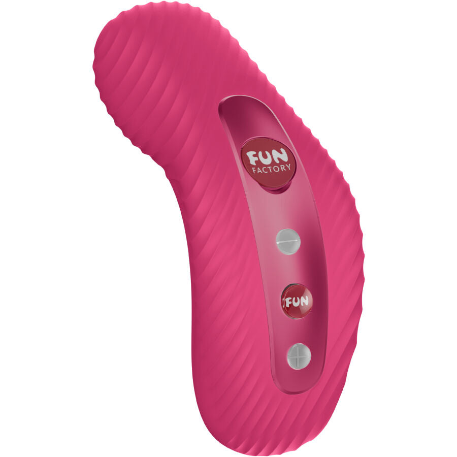 FUN FACTORY Laya III – Vibrador de clítoris con golpecitos rítmicos – Frambuesa
