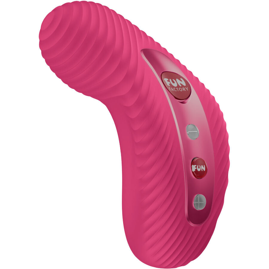 FUN FACTORY Laya III – Vibrador de clítoris con golpecitos rítmicos – Frambuesa