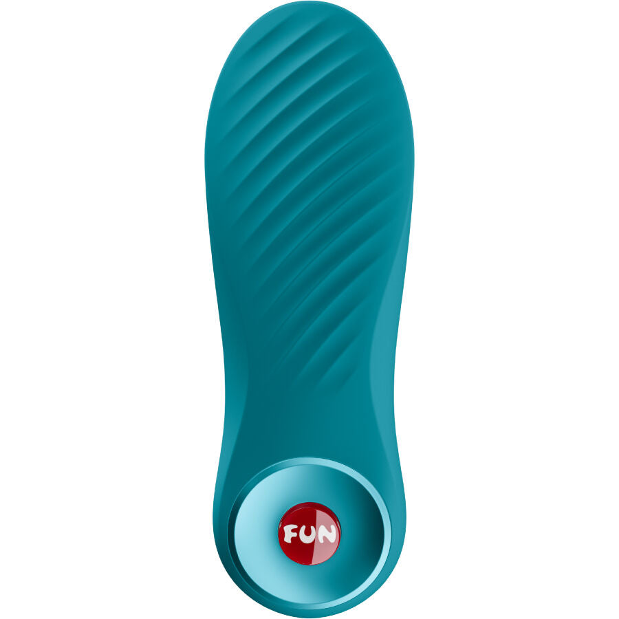 FUN FACTORY Bijou – Minivibrator mit Rillen, aufladbar – Aqua