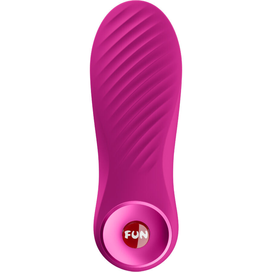 FUN FACTORY Bijou – Minivibrator mit Rillen, aufladbar – Magenta