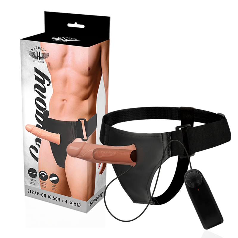 Harness Attraction — Gregory hollow rnes avec vibrateur 16.5 cm -o- 4.3 cm