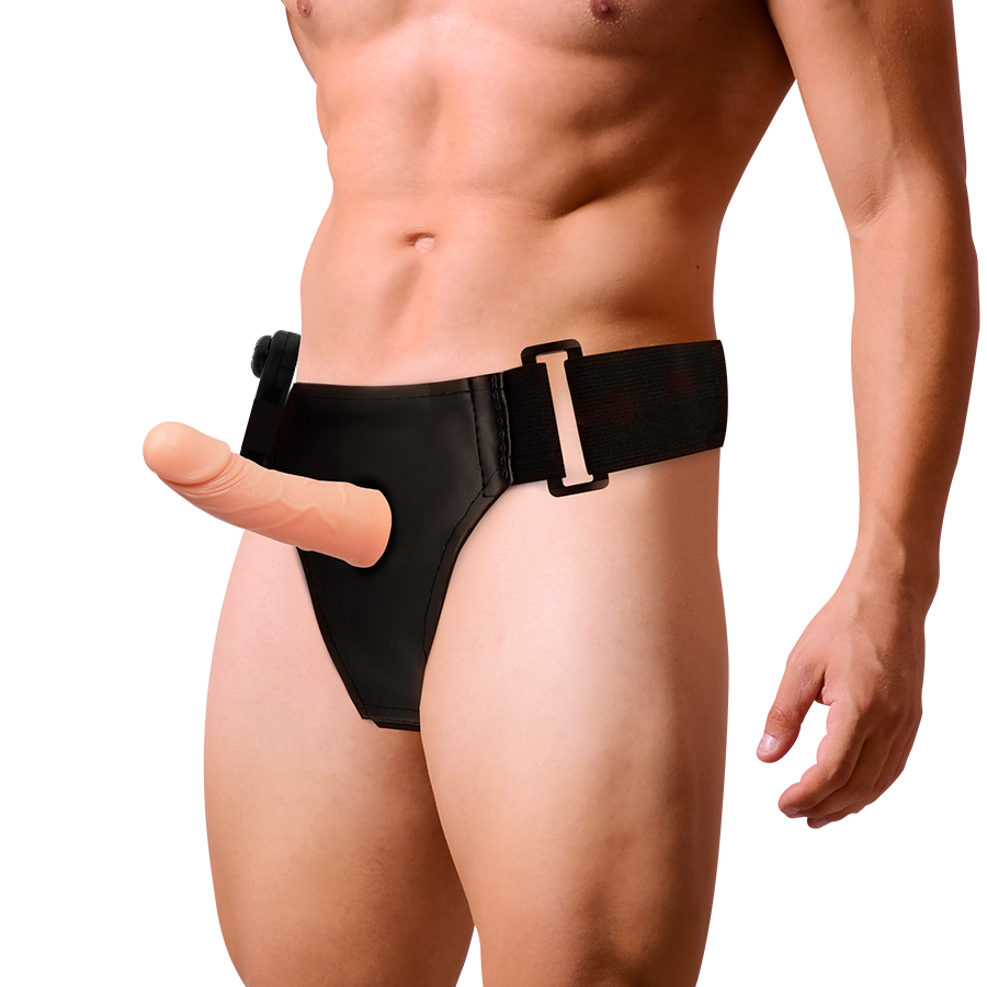 Harness Attraction — Rnes cadres creux avec vibrateur 15 cm -o- 5 cm