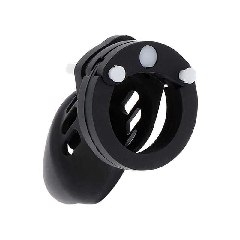 Hidden Desire — Extreme, jaula de castidad de silicona, talla S, negra