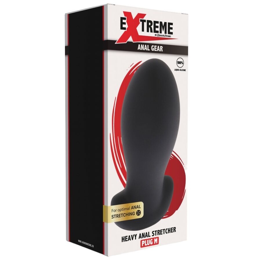 Plug anal dilatador pesado Hidden Desire Extreme, talla M