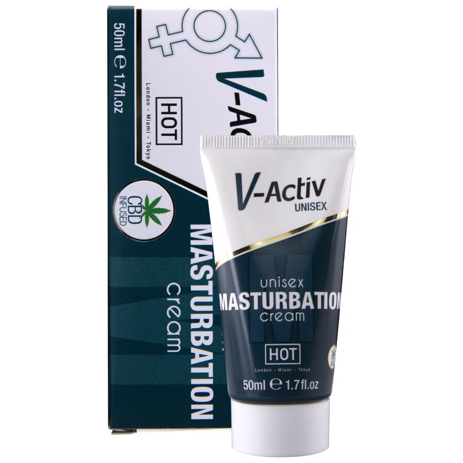 Crema lubrificante HOT al CBD per la masturbazione, unisex, 100 ml