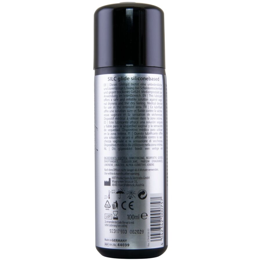 Hot — Silc glide lubrifiant à base de silicone 100 ml
