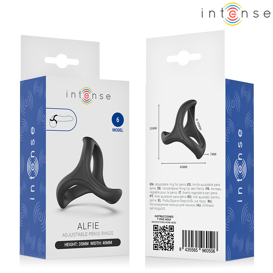 Intense — Alfie anneau pénis triple réglable modèle 6