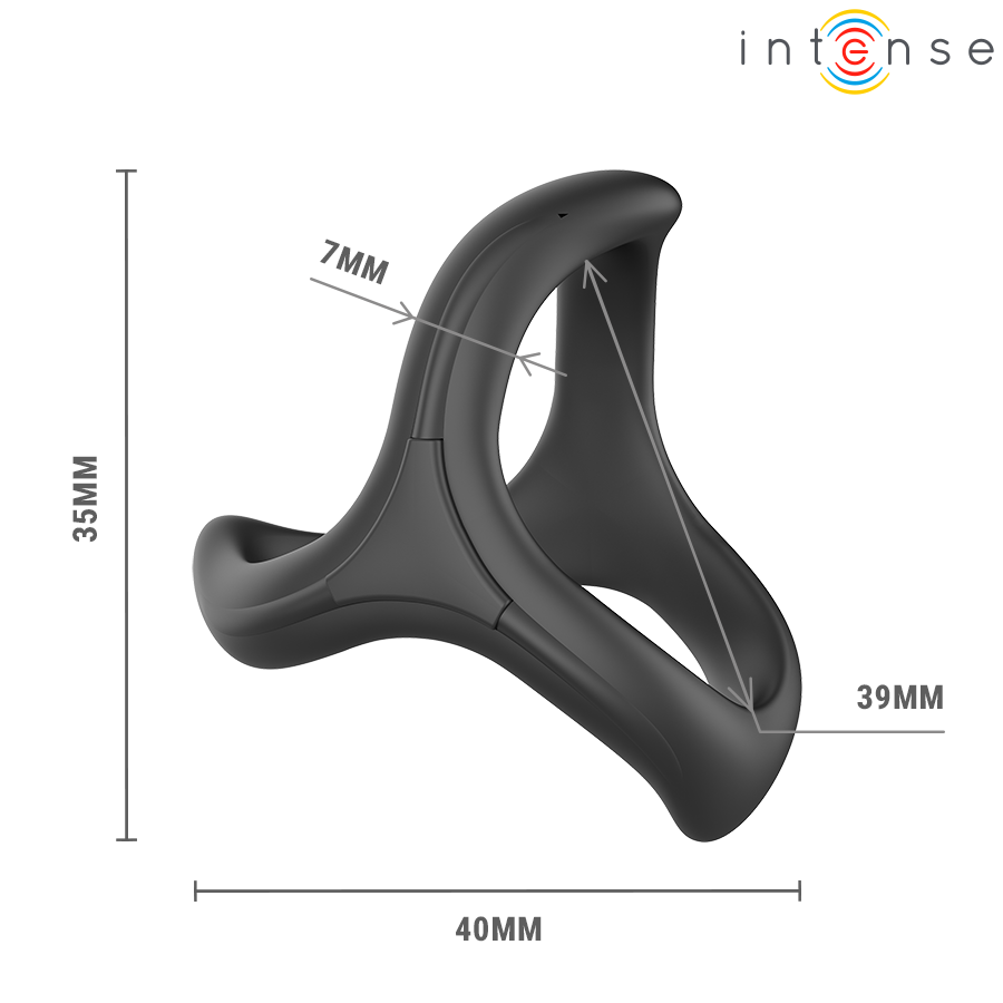 Intense — Alfie anneau pénis triple réglable modèle 6