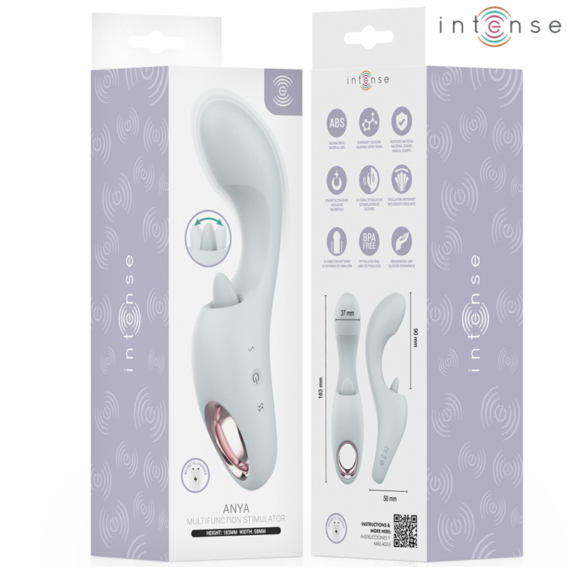 Intense Anya – Vibrador punto G lavanda de movimientos circulares