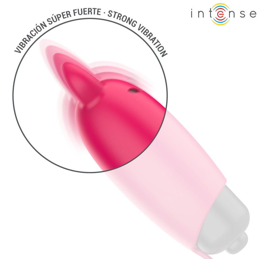 Intense Scarlet, bullet vibrante a forma di diavoletto rosso, 9,3 × 2,4 cm