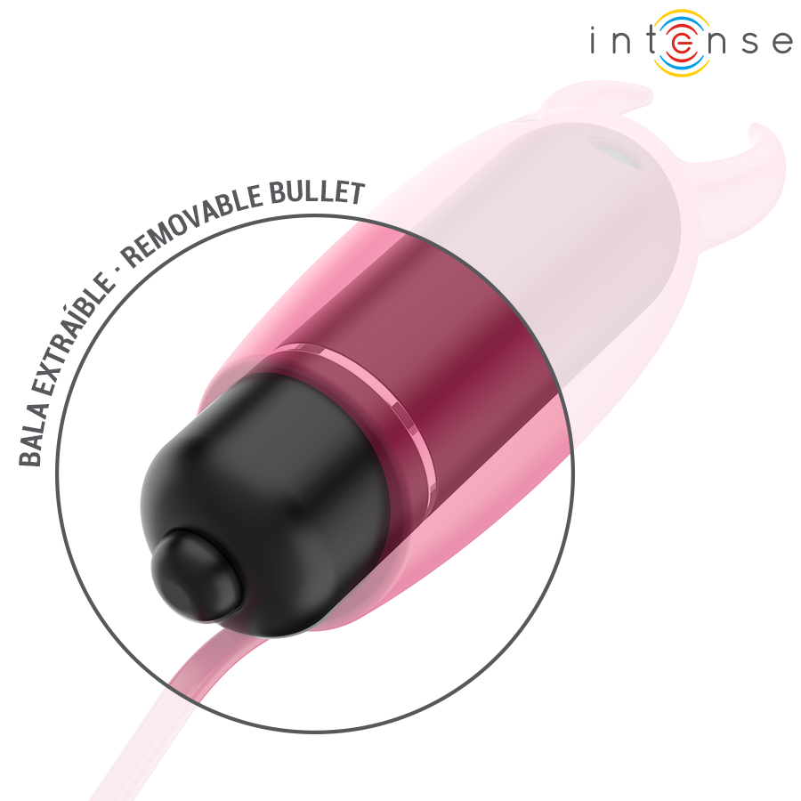 Intense Scarlet, bullet vibrante a forma di diavoletto rosso, 9,3 × 2,4 cm