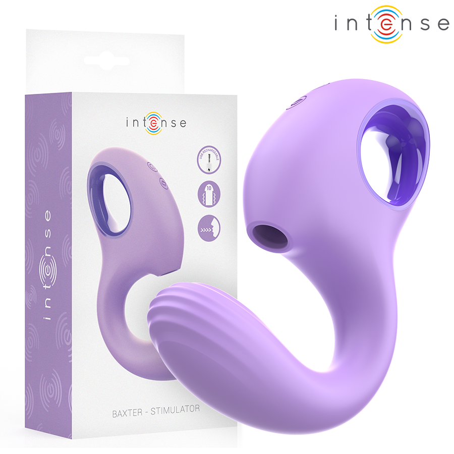 Intense — Baxter vibrateur & stimulateur violet