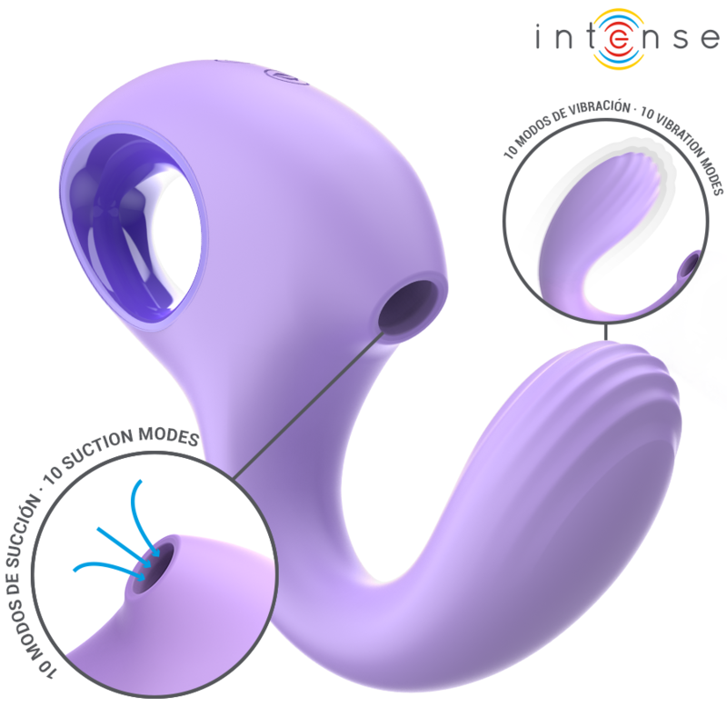 Intense — Baxter vibrateur & stimulateur violet