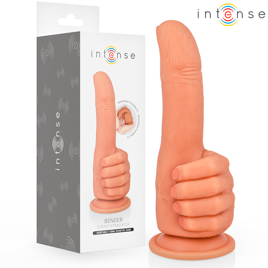 Intense Bender, dildo flessibile per il punto G, 11,3 cm