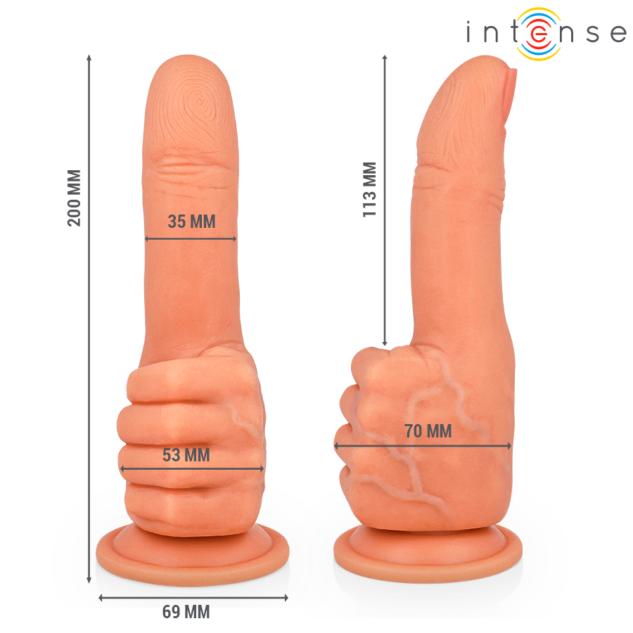 Intense Bender – flexibler G-Punkt-Dildo, 11,3 cm