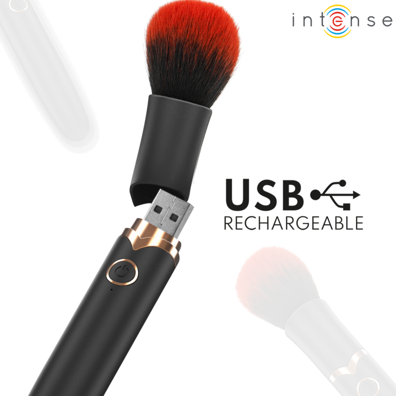 Intense Emilia – Vibrierende Bürste, 10 Vibrationsmodi, 16 cm