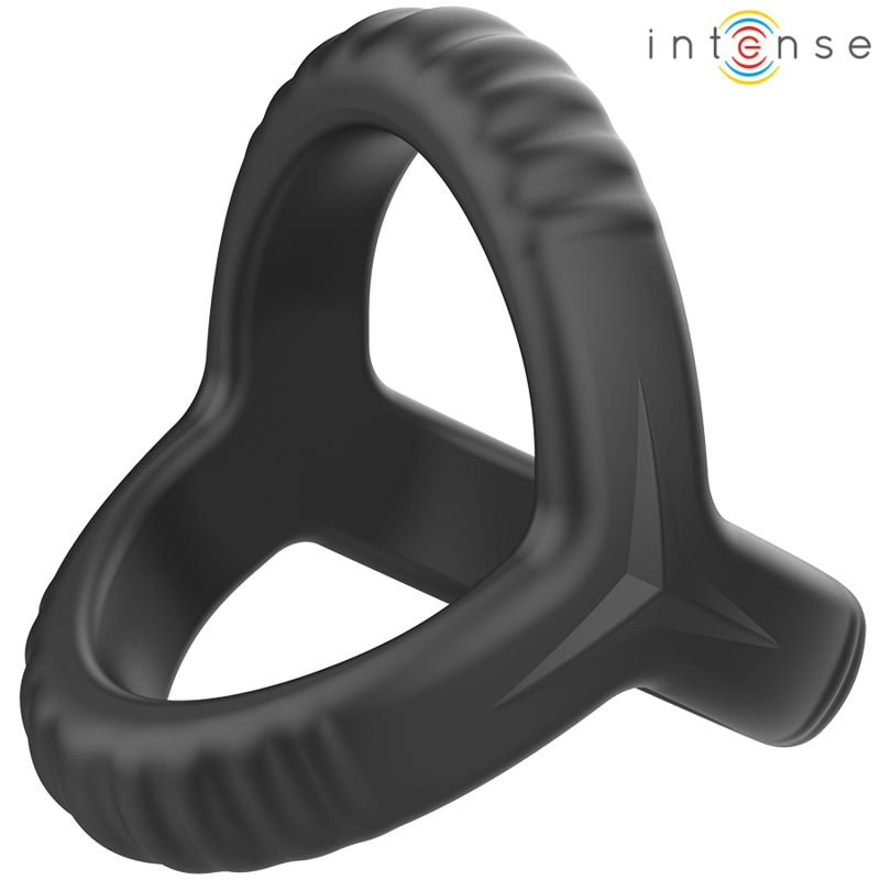 Anillo doble de silicona negra Intense Carson, modelo 4