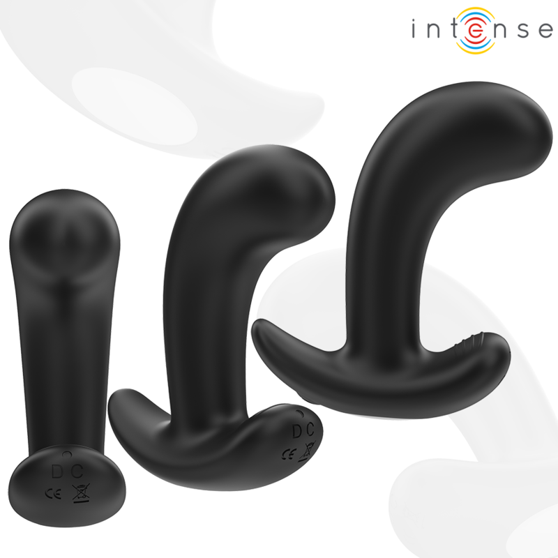 Intense Chandler, vibrierender Analplug in Schwarz mit Fernbedienung